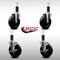 Service Caster 5'' SS Soft Rubber Wheel Swivel 1-1/4'' Expanding Stem Caster Set 2 Brakes, 4PK SCC-SSEX20S514-SRS-2-TLB-2-114 - alternate 2